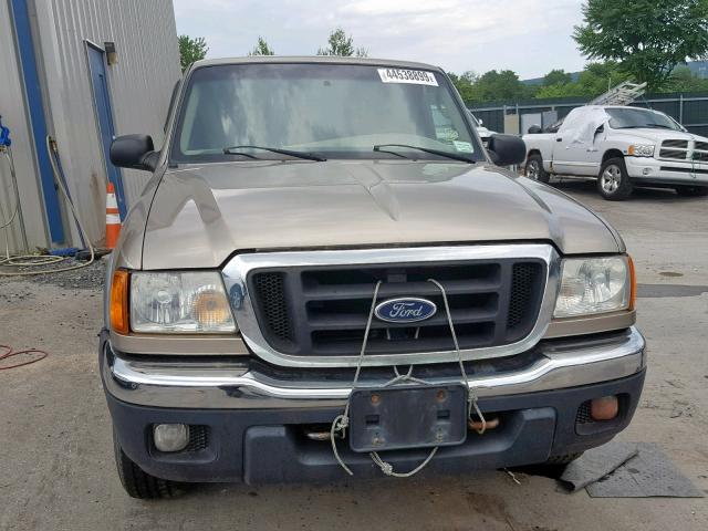 1FTZR45EX4PA17121 - 2004 FORD RANGER SUP TAN photo 9