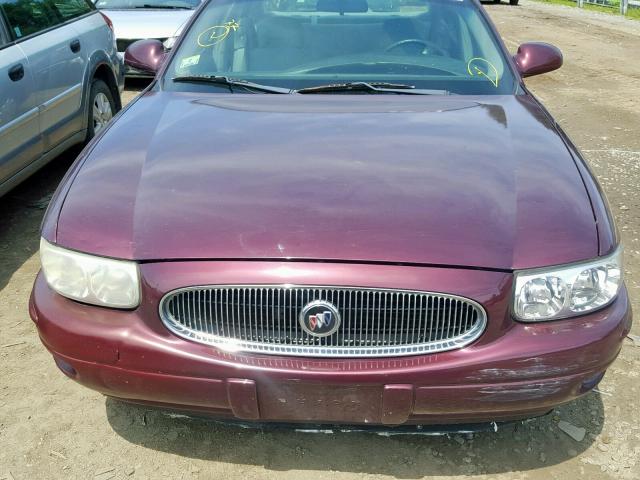 1G4HP52K744109706 - 2004 BUICK LESABRE CU BURGUNDY photo 9