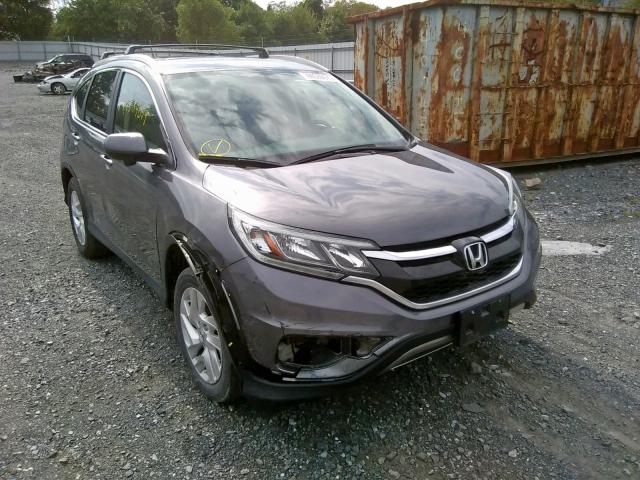 2HKRM4H72FH671718 - 2015 HONDA CR-V EXL GRAY photo 1