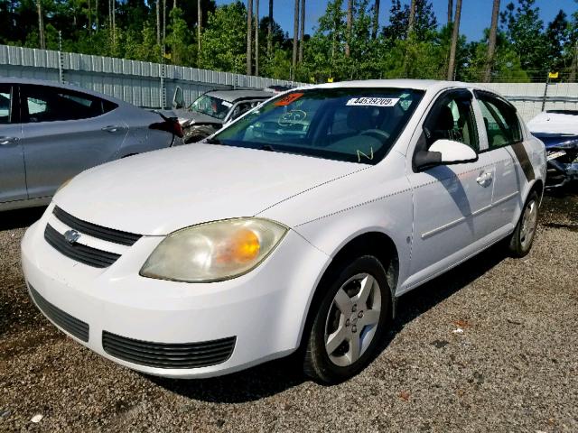 1G1AL55F477269991 - 2007 CHEVROLET COBALT LT WHITE photo 2