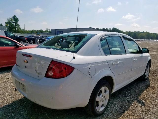 1G1AL55F477269991 - 2007 CHEVROLET COBALT LT WHITE photo 4