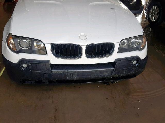 WBXPA93404WC33612 - 2004 BMW X3 3.0I WHITE photo 9