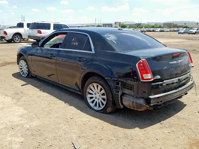 2C3CCAAG0DH508254 - 2013 CHRYSLER 300 BLACK photo 3