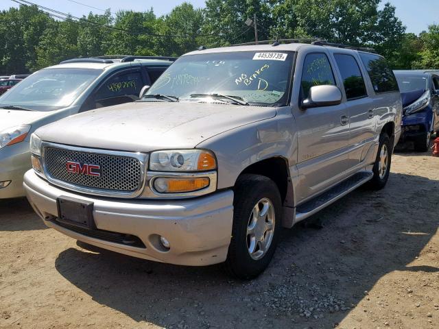 1GKFK66U65J124071 - 2005 GMC YUKON XL D TAN photo 2