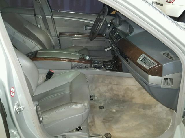 WBAGN63462DR02985 - 2002 BMW 745 LI SILVER photo 5