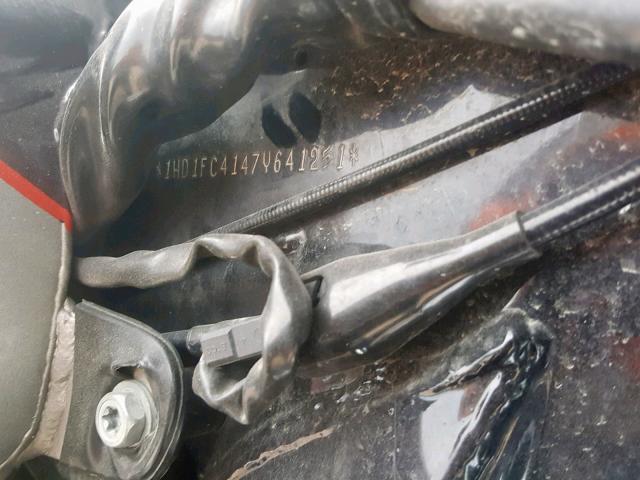 1HD1FC4147Y641251 - 2007 HARLEY-DAVIDSON FLHTCUI BURGUNDY photo 10