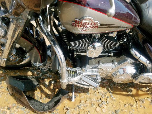 1HD1FC4147Y641251 - 2007 HARLEY-DAVIDSON FLHTCUI BURGUNDY photo 9