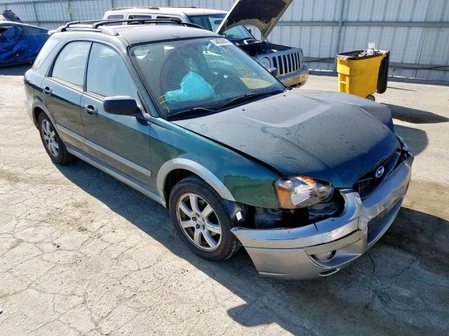 JF1GG68565H814844 - 2005 SUBARU IMPREZA OU GREEN photo 1