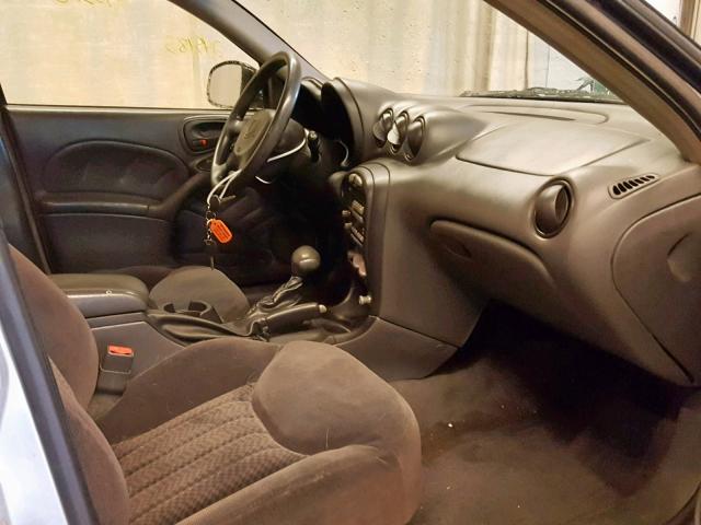 1G2NF52E01C177730 - 2001 PONTIAC GRAND AM S SILVER photo 5