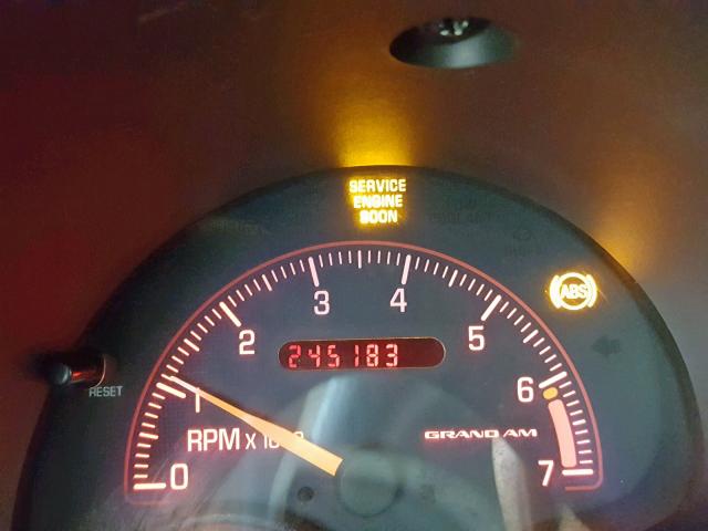 1G2NF52E01C177730 - 2001 PONTIAC GRAND AM S SILVER photo 8