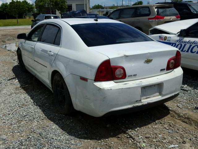 1G1ZA5EU6BF134629 - 2011 CHEVROLET MALIBU LS WHITE photo 3