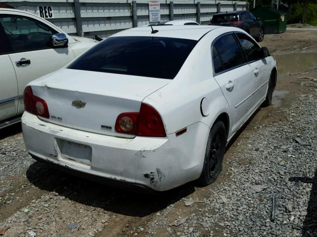 1G1ZA5EU6BF134629 - 2011 CHEVROLET MALIBU LS WHITE photo 4