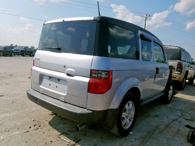 5J6YH28708L009682 - 2008 HONDA ELEMENT EX SILVER photo 4