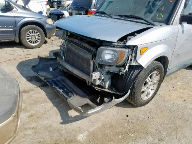 5J6YH28708L009682 - 2008 HONDA ELEMENT EX SILVER photo 9