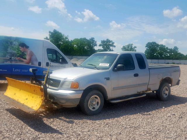 2FTRX18WX4CA00359 - 2004 FORD F-150 HERI GRAY photo 2