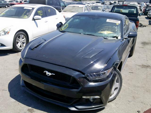 1FA6P8CF0H5330911 - 2017 FORD MUSTANG GT BLACK photo 2