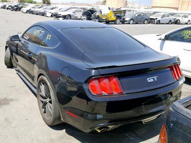 1FA6P8CF0H5330911 - 2017 FORD MUSTANG GT BLACK photo 3