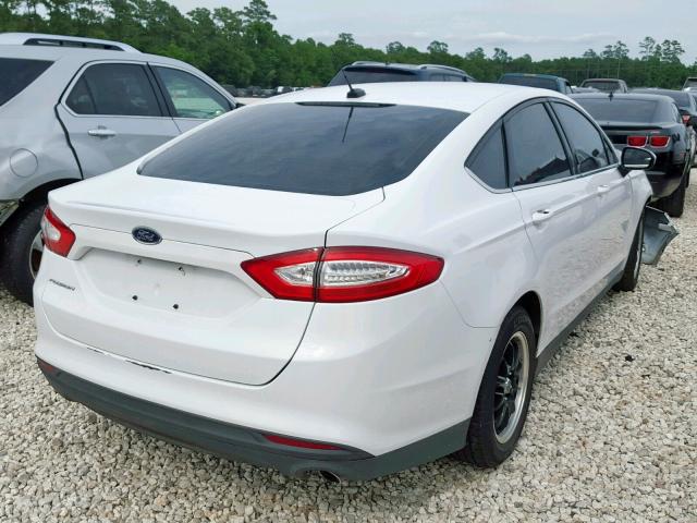 3FA6P0G76ER328934 - 2014 FORD FUSION S WHITE photo 4