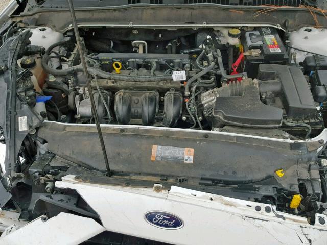 3FA6P0G76ER328934 - 2014 FORD FUSION S WHITE photo 7