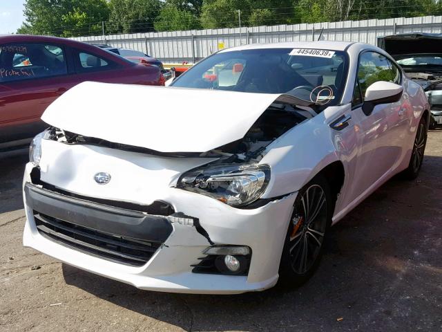 JF1ZCAC15D1606876 - 2013 SUBARU BRZ 2.0 LI WHITE photo 2