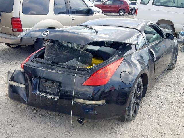 JN1AZ34D86M331664 - 2006 NISSAN 350Z COUPE BLACK photo 4