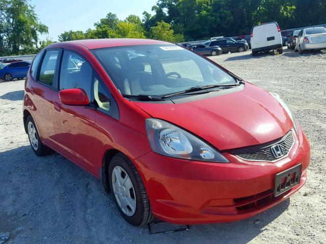 JHMGE8H38DC019038 - 2013 HONDA FIT RED photo 1