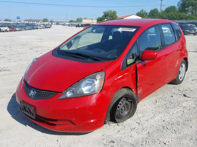 JHMGE8H38DC019038 - 2013 HONDA FIT RED photo 2