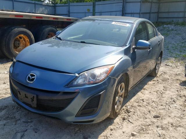 JM1BL1UG8B1372163 - 2011 MAZDA 3 I BLUE photo 2