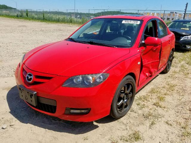 JM1BK323771634759 - 2007 MAZDA 3 S RED photo 2