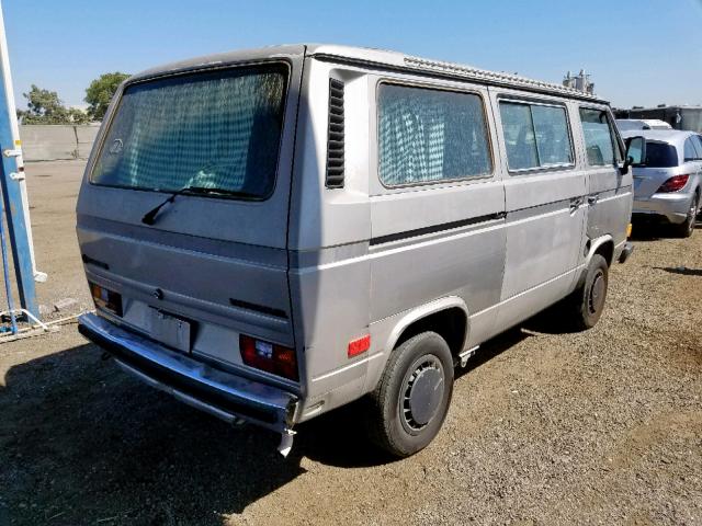 WV2YB0255HH002041 - 1987 VOLKSWAGEN VANAGON BU SILVER photo 4