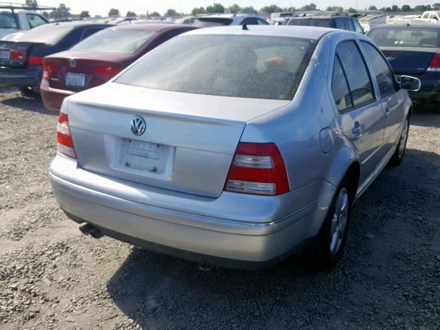 3VWSE69M84M018300 - 2004 VOLKSWAGEN JETTA GLS SILVER photo 4