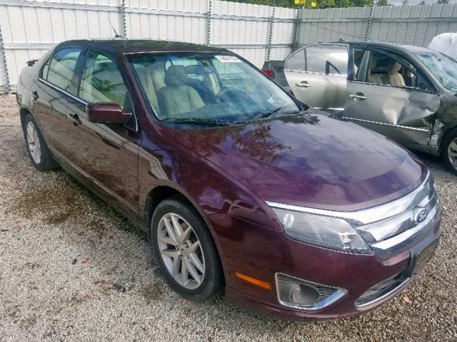 3FAHP0CG2BR124903 - 2011 FORD FUSION SEL BURGUNDY photo 1