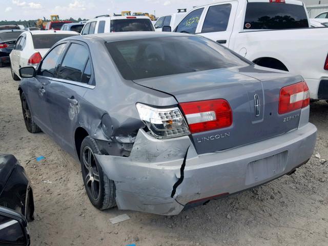 3LNHM26126R658264 - 2006 LINCOLN ZEPHYR GRAY photo 3