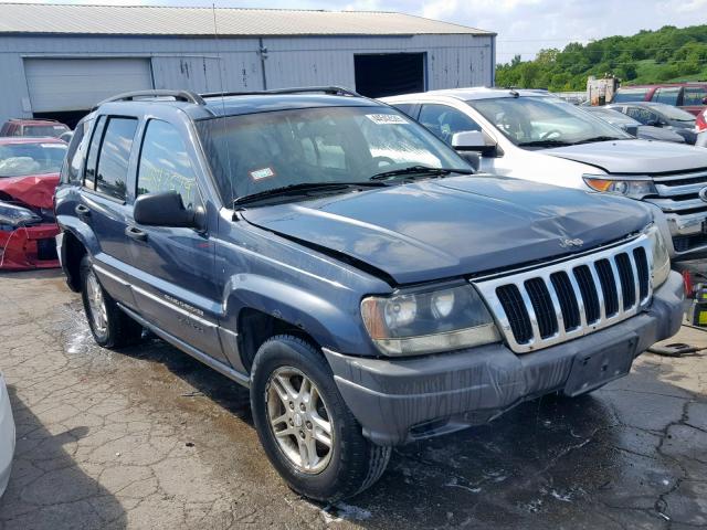 1J4GW48S52C275062 - 2002 JEEP GRAND CHER BLUE photo 1