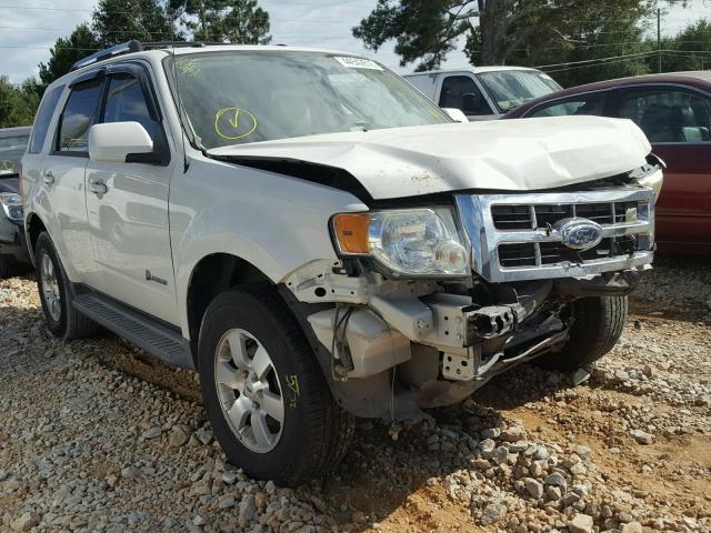 1FMCU49379KC03759 - 2009 FORD ESCAPE HYB WHITE photo 1