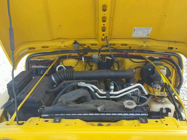 1J4FA39S06P715657 - 2006 JEEP WRANGLER X YELLOW photo 7