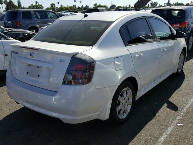 3N1AB6AP7AL707830 - 2010 NISSAN SENTRA 2.0 WHITE photo 4