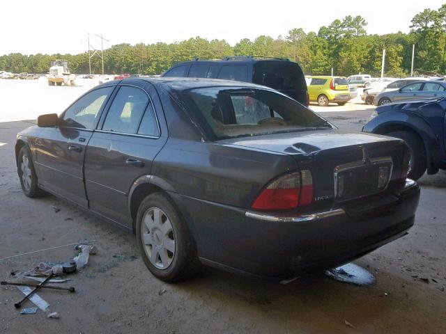 1LNHM86S25Y641377 - 2005 LINCOLN LS GRAY photo 3