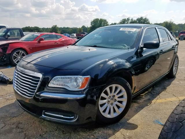 2C3CCAAGXCH273084 - 2012 CHRYSLER 300 BLACK photo 2