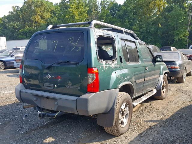 5N1ED28Y51C533201 - 2001 NISSAN XTERRA XE GREEN photo 4