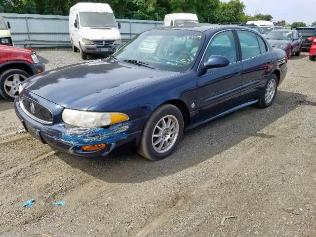 1G4HP52K544111325 - 2004 BUICK LESABRE CU BLUE photo 2