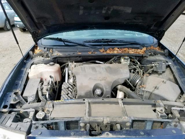 1G4HP52K544111325 - 2004 BUICK LESABRE CU BLUE photo 7