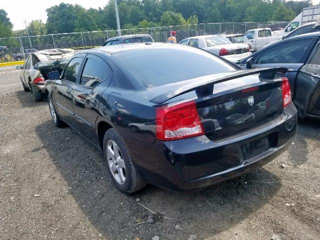 2B3CK3CV6AH162598 - 2010 DODGE CHARGER SX BLACK photo 3