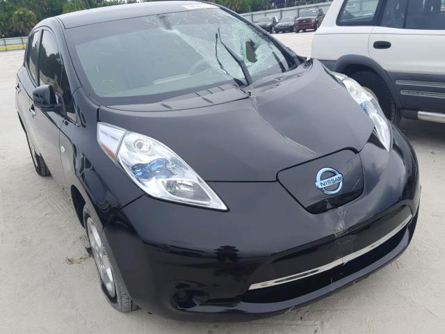 JN1AZ0CPXCT026016 - 2012 NISSAN LEAF SV BLACK photo 1