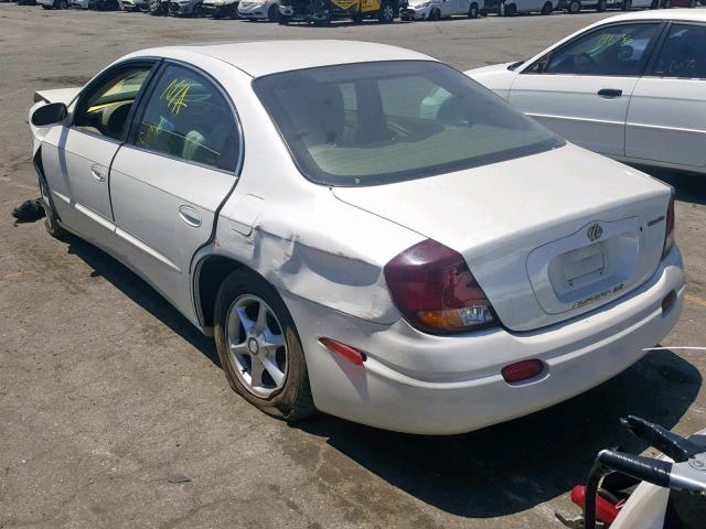 1G3GR62H014102595 - 2001 OLDSMOBILE AURORA WHITE photo 3