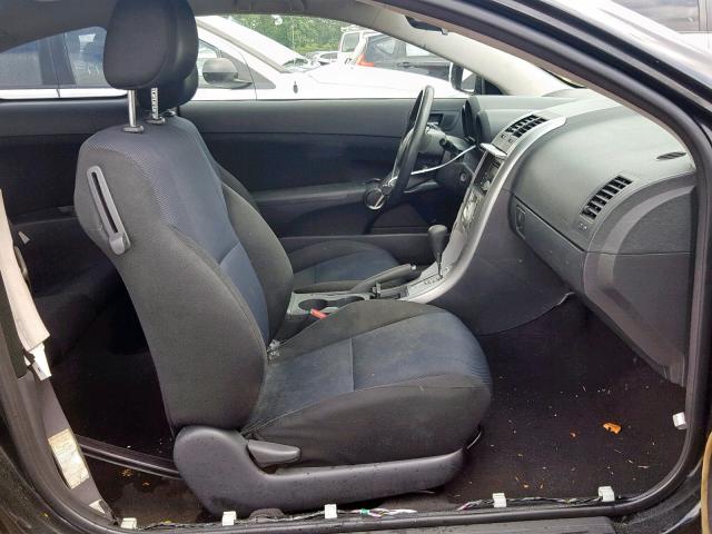 JTKDE177850032528 - 2005 TOYOTA SCION TC შავი ფოტო 5