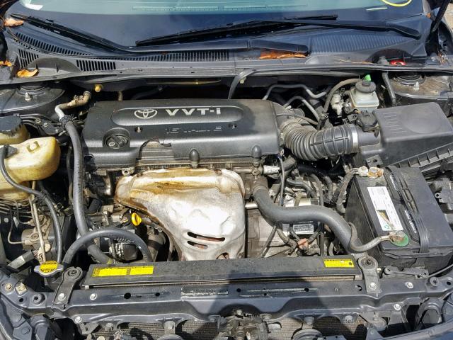 JTKDE177850032528 - 2005 TOYOTA SCION TC შავი ფოტო 7