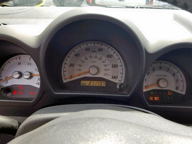 JTKDE177850032528 - 2005 TOYOTA SCION TC შავი ფოტო 8