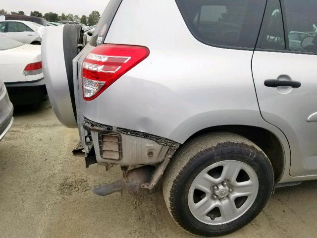 2T3ZF4DV7BW081239 - 2011 TOYOTA RAV4 SILVER photo 9