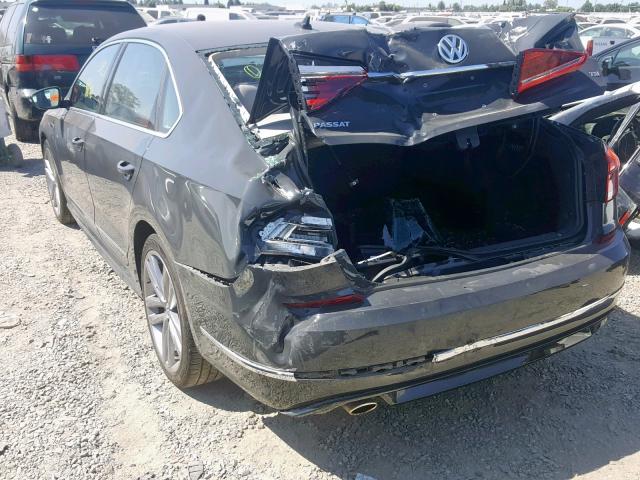 1VWDT7A32HC033955 - 2017 VOLKSWAGEN PASSAT R-L GRAY photo 3